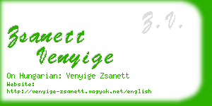 zsanett venyige business card